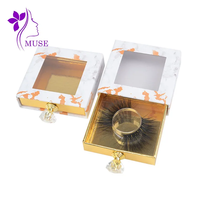 Customizable lashpackaging box Lash tray vendors 3d mink lashess mini suitcase packaging box