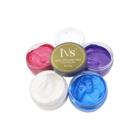 IVS Colors Hair Styling Pomade Temporary Disposable Mud Hair Dye Color Wax