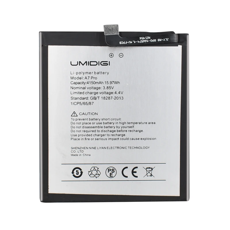 High Quality UMI Replacement Battery For UMIDIGI A7 Pro A7Pro Original 4150mAh Mobile Phone Battery
