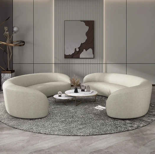 Cost Effective Modern Living Room Low Arm Minimalism Sofa Set Furniture