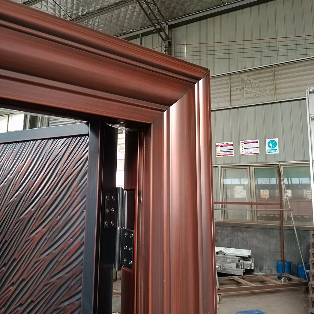 Роскошные входные двери TECHTOP противоугонные стальные дизайн главной