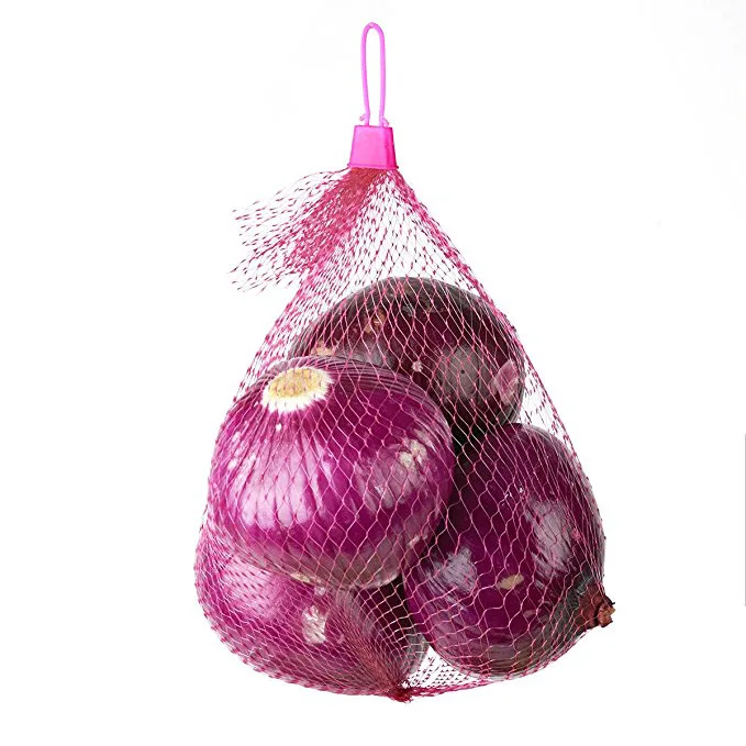 net bags for fruit vegetable,produce onion sacks netted bags for vegetables,leno tubular purple onions potato mesh net bags