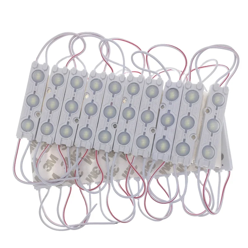 High Power 12V 3 LEDs Modulo 1.5W Outdoor 2835 Sign Module Light Box Injection LED Modules