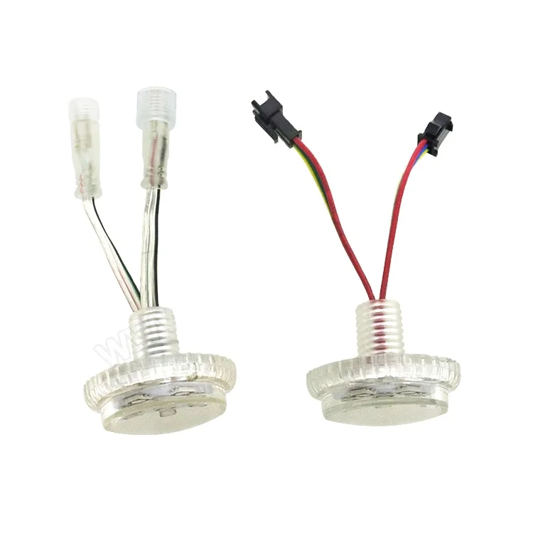 Programmable 35mm dot led pixel light digital led cabochon modules Addressable led turbo amusement Rides bumper cars signs