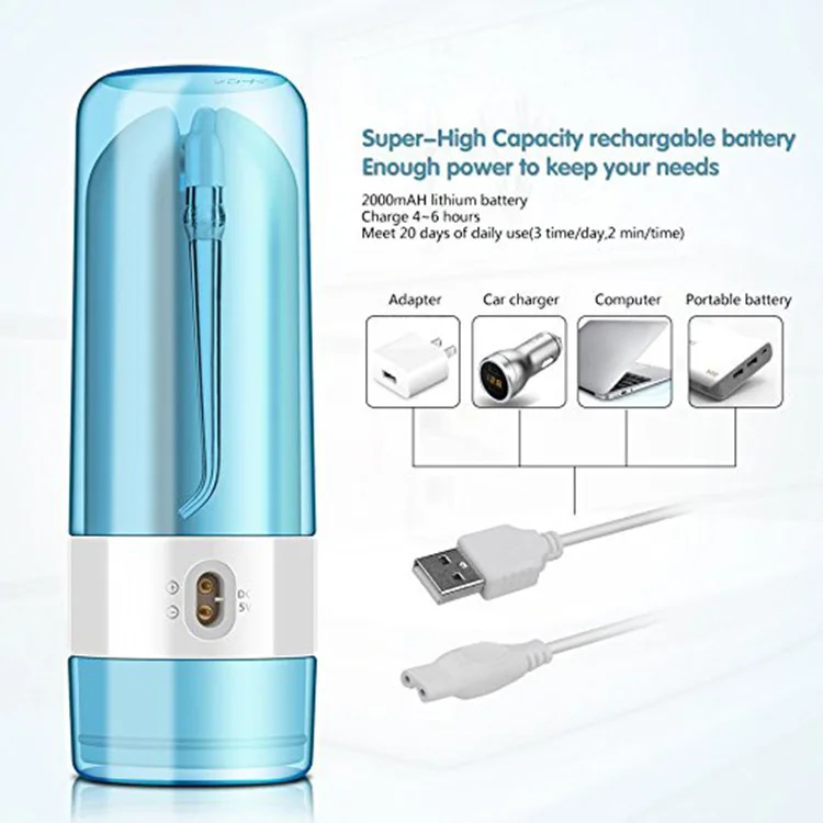 Wholesale 200ml Pink Smart Travel Water Dental Flosser Portable Oral Irrigator Retractable for Teeth