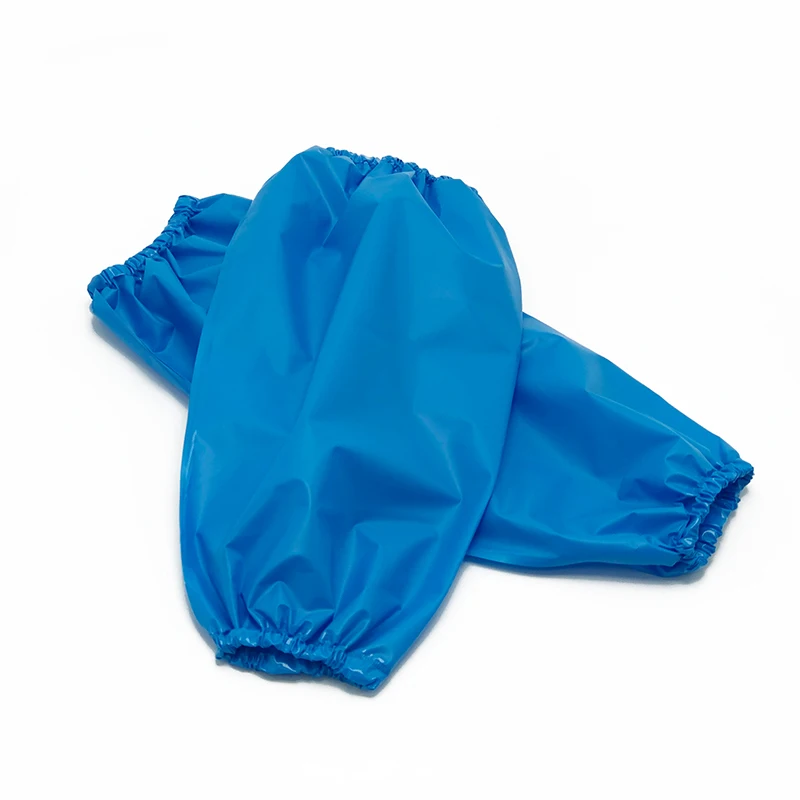 Factory Wholesale Top Quality Disposable Blue Color TPU Arm Sleeves Covers Waterproof Oil Proof Cover