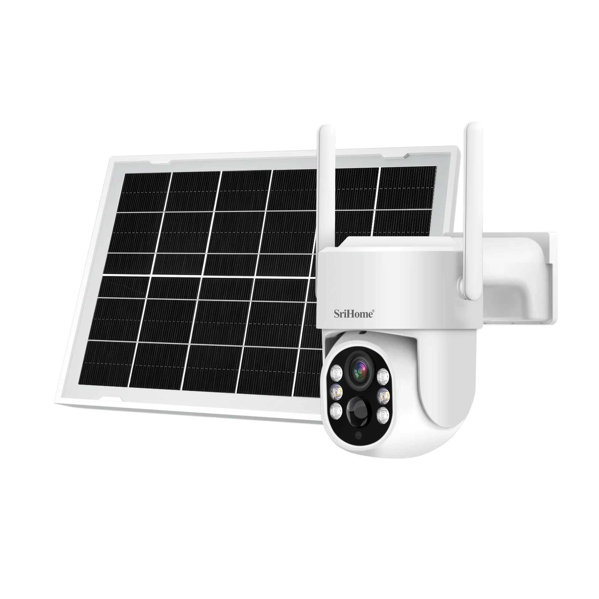 2024 SriHome DH005 wifi Солнечная камера горячая Распродажа Wifi уличная Поддержка PIR управление временем Cctv