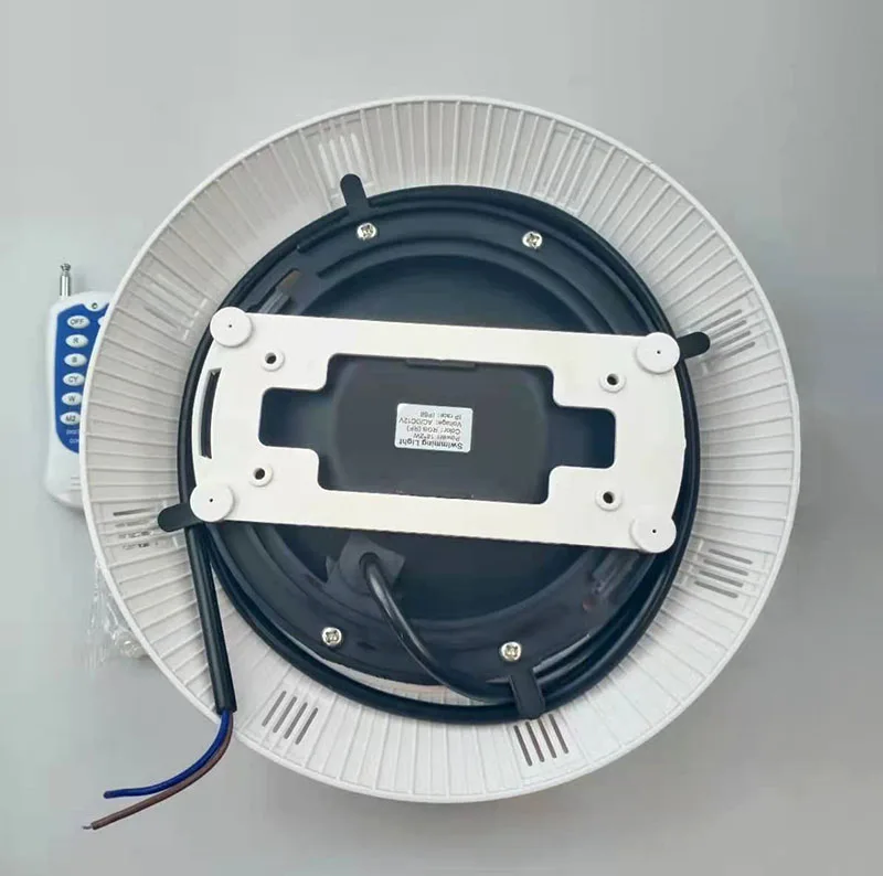 Colorful Round Waterproof 12w Underwater Pool Led Lights Underwater mounted surface wall swimming pool light