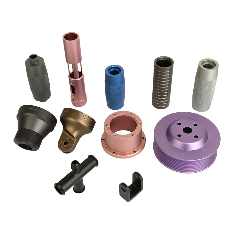 Wholesale Price 5 Axis CNC High Precision Aluminum Parts Anodized Black CNC Machining Parts