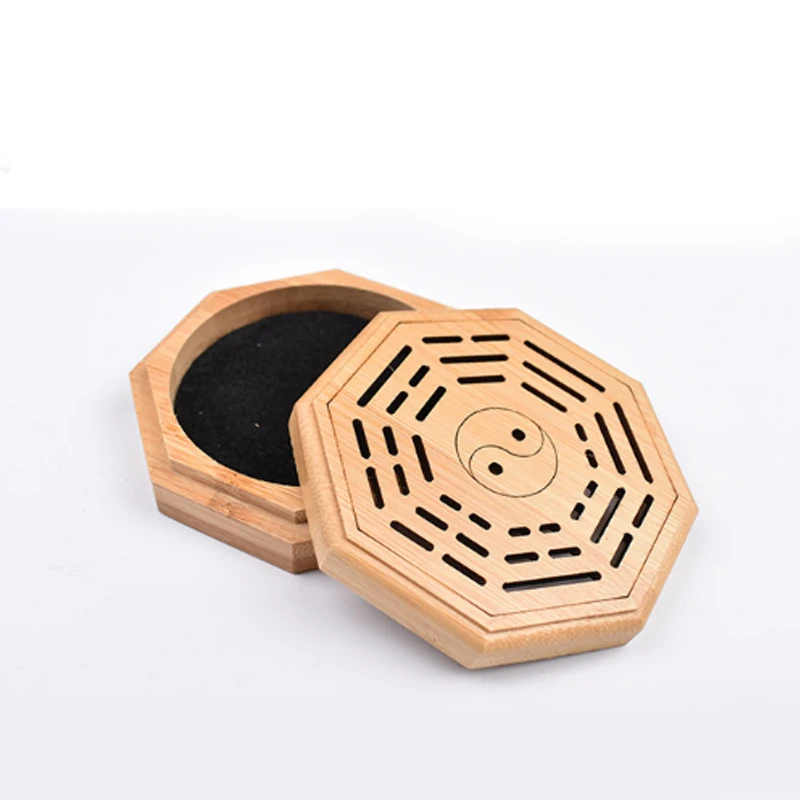 Teahouse Desktop Car Decoration Bamboo Frangement Wood Incense Burner Stick Holder Incense Box For Business Gifts