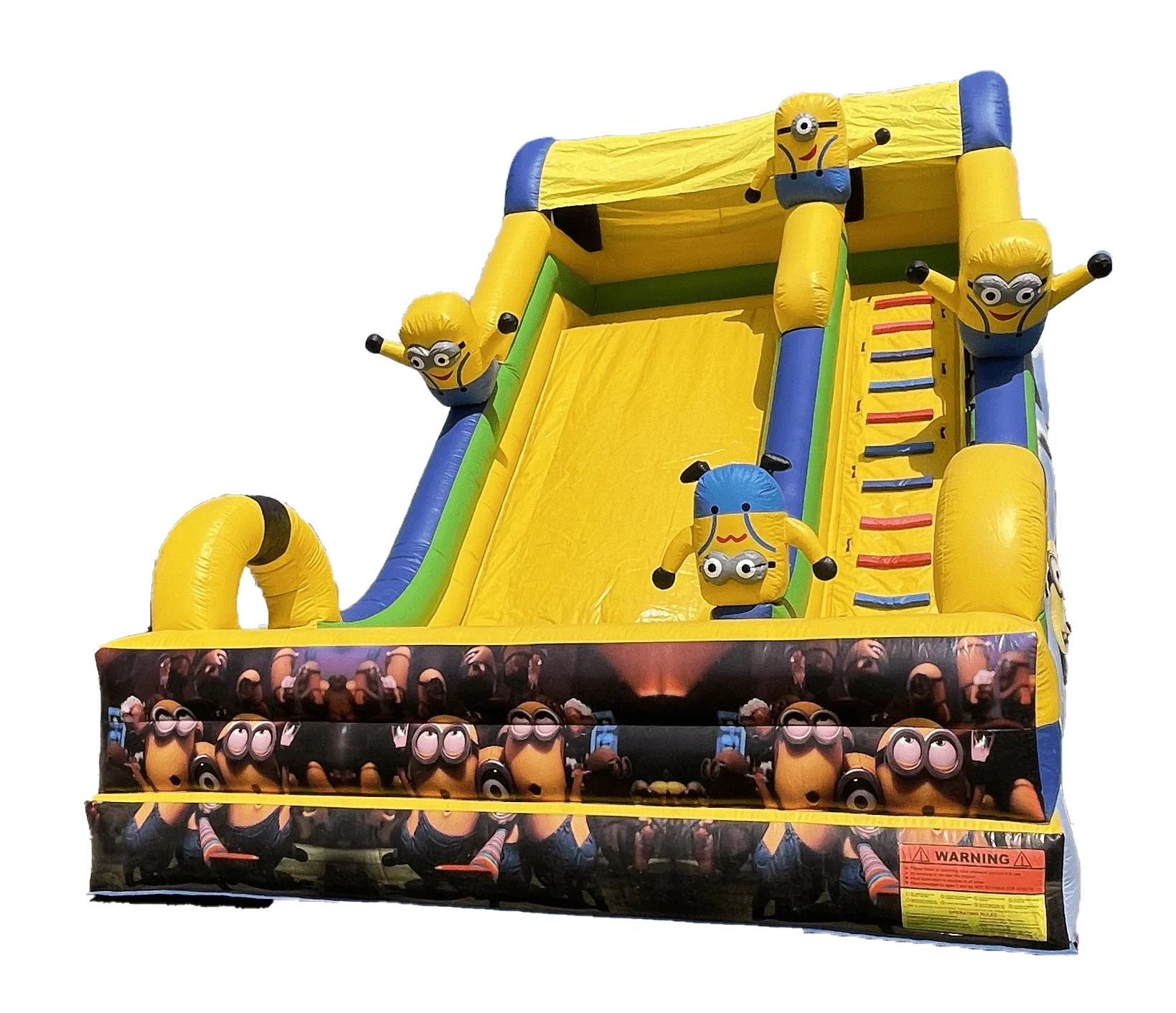 Kids Playground Minion Slide Inflatable Dry Slide Inflatable Water Park Slide For Party