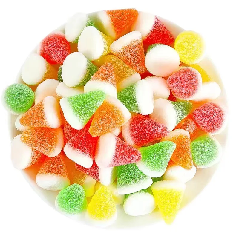Bulk Wholesale Soft Candy Snacks Different Shape Sugar Coated Candies