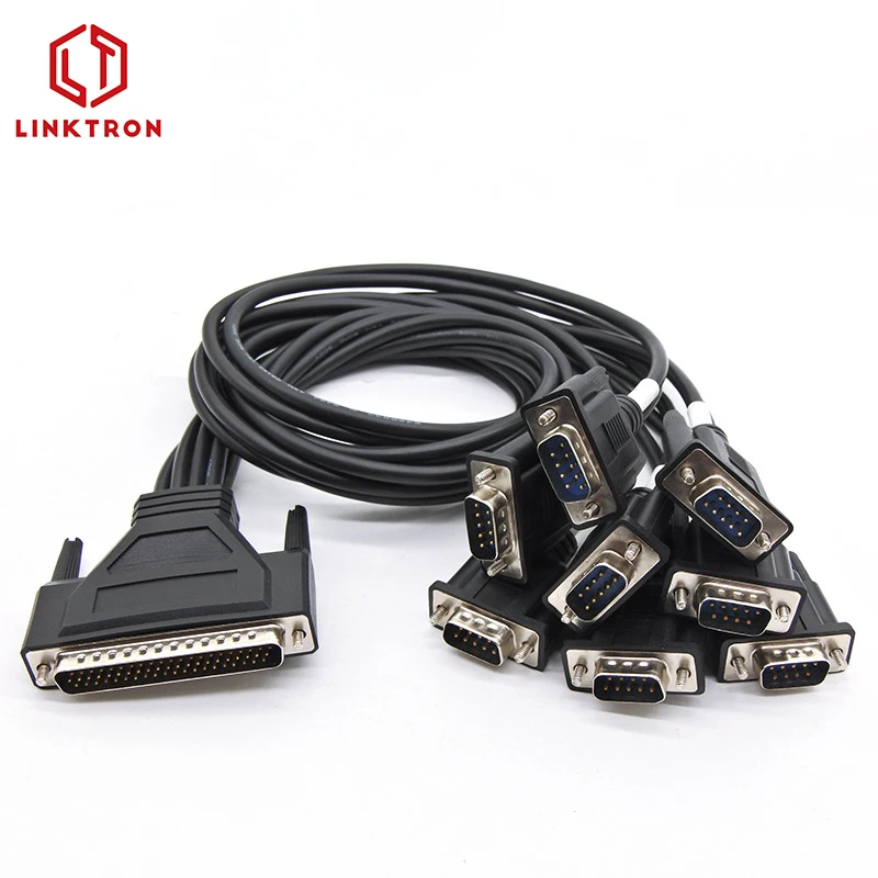 Кабель DSUB DB62PIN к DB9P папа 1 к 8 последовательный кабель Db62 папа к 8-порту Db9 папа соединительный кабель