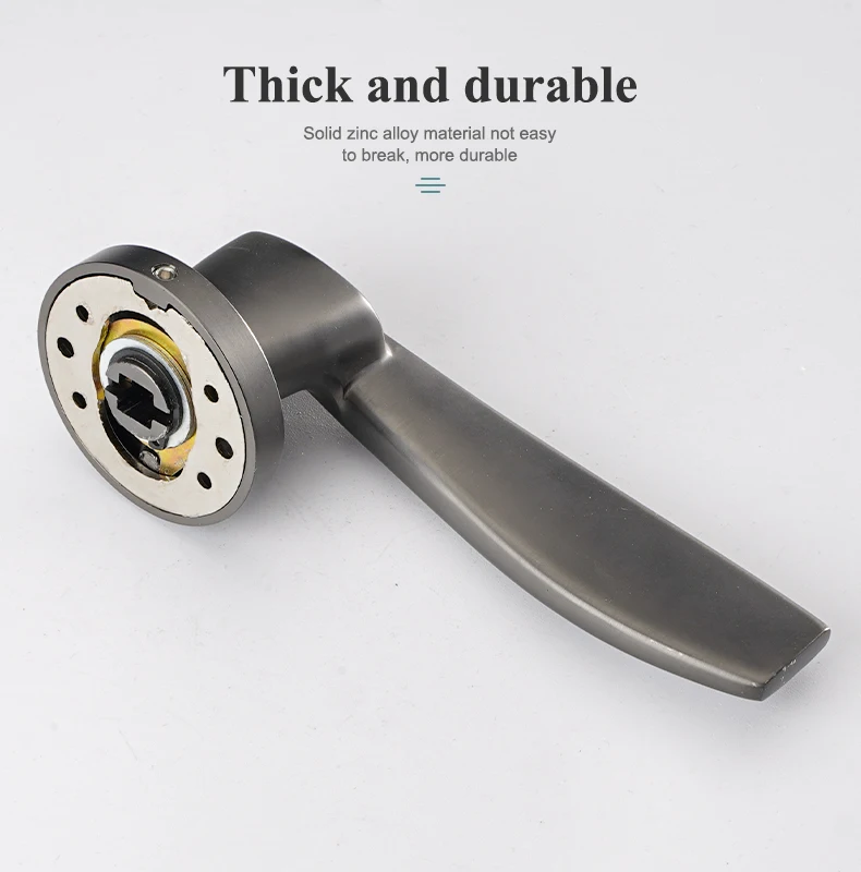 2022 Light and Fashionable Zinc Alloy Metal Door Handle Lock Doors Handles High Quality