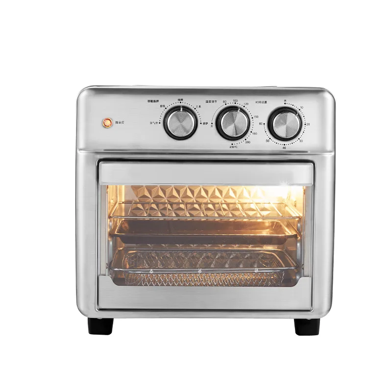2023 new household air fried electric oven household 15L new visual fryer oven in one machine