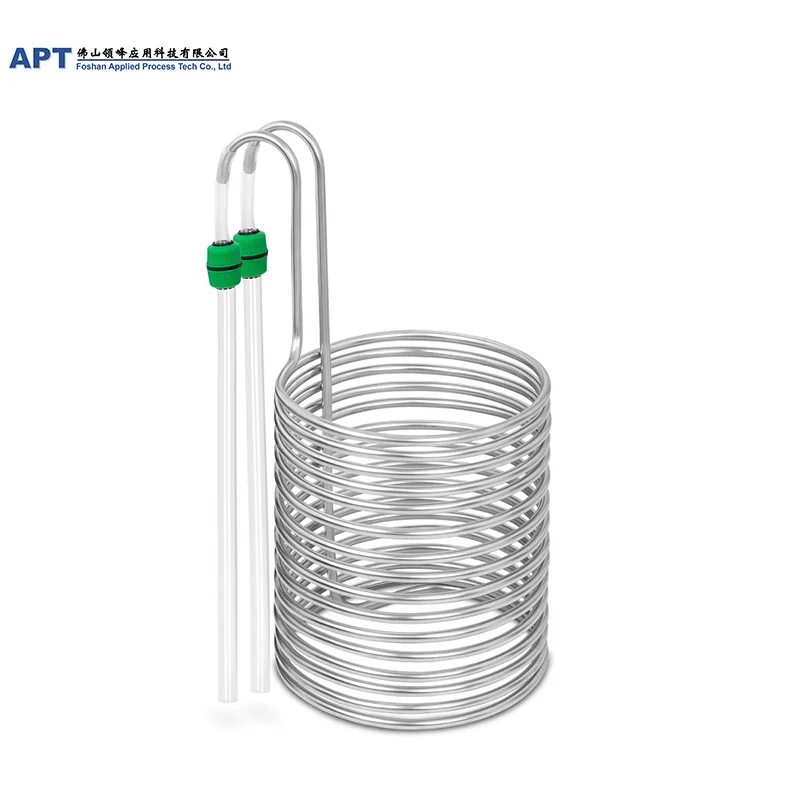 
Food grade stainless steel beer cooling coil immersion wort chiller brewing wort cooler for homebrew 