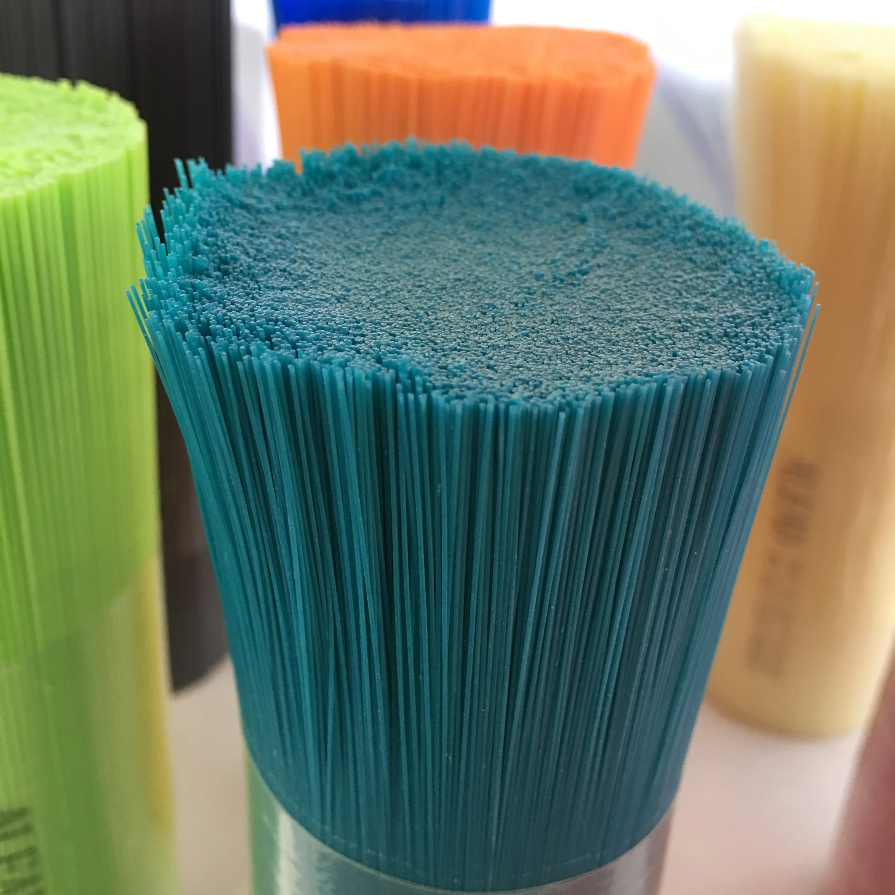 Household cleaning broom brush plastic synthetic fiber pet monofilament