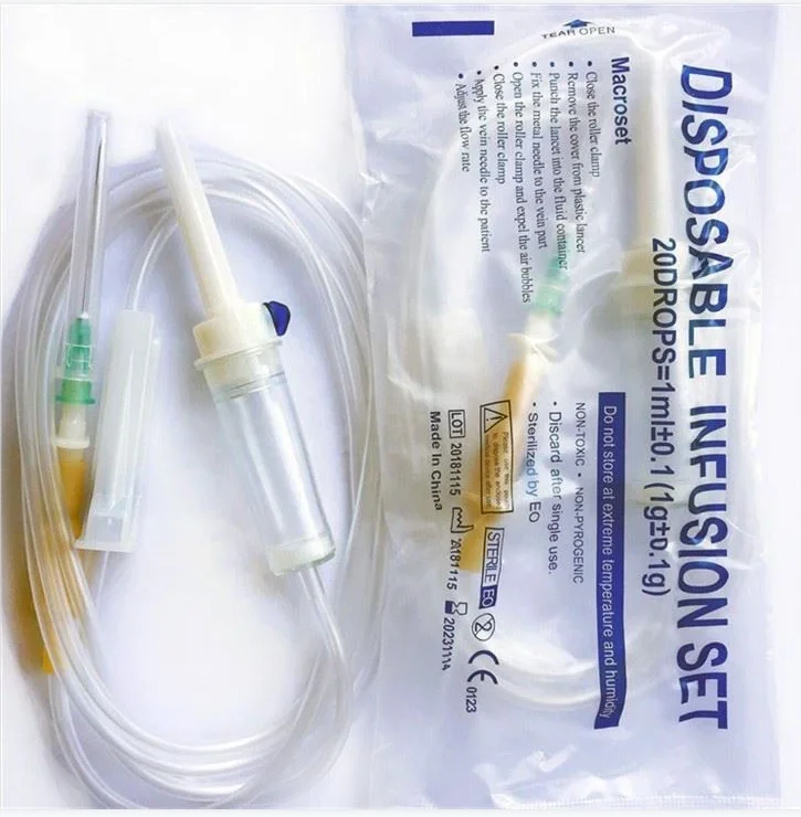 Medical  Disposable IV Infusion Set  with Y  type with CE Approval Non Toxic Pyrogen Free