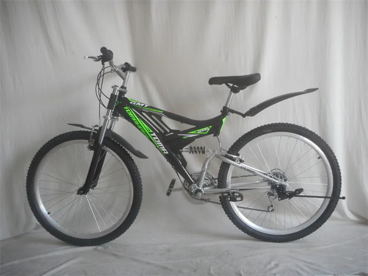 Full Suspension Frame V Brake  Mountain Bike with Bicicletas double crown suspension Bicycle
