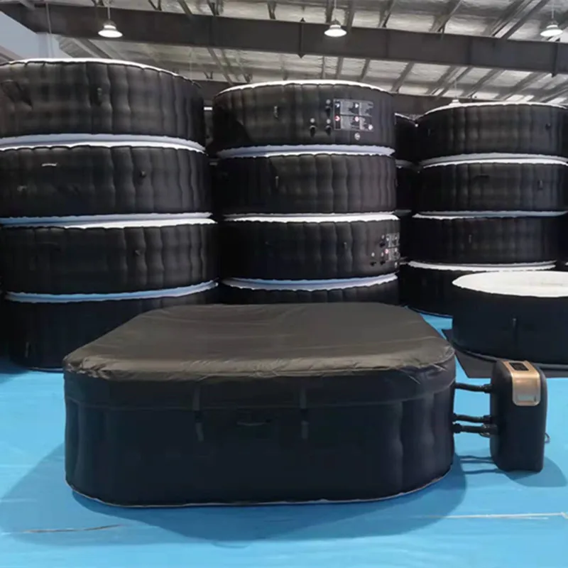 1 2 6 8 Person Best Redetube Portable Cold Ass Massage Outdoor Hydro jet Mini Whirlpool Piscina Spa Inflatable Hot Tub