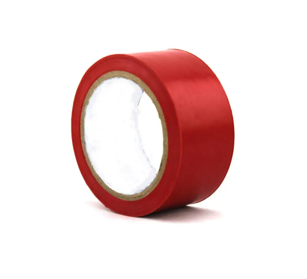 Manufacturer Red Fire Resistant PVC Log Roll Electrical Insulation Tape Jumbo Roll