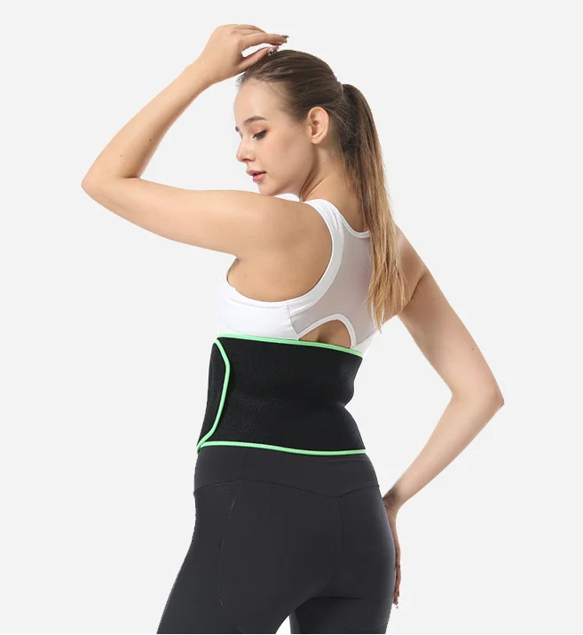 Профессиональная защита пота полоса дышащий 3 пояса живота обертывание Талии Тренажер