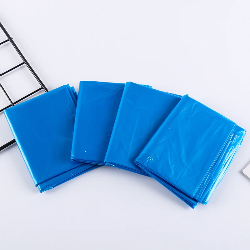 Waterproof Polyethylene Apron CPE Impervious Gown for Cleaning Disposable Sleeveless Gown Blue