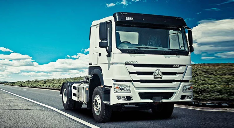 HOWO TX 4X2 Manual Tractor 6x4 Drive Wheel Left Steering Air Suspension Euro 6 Head Truck Transportation Dangerous Goods