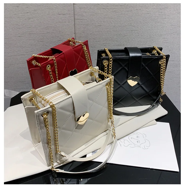 Fashionable single shoulder bag Handbags leather Handbags 3 straps Bags 2022 handbag Small bag across the body foreign female