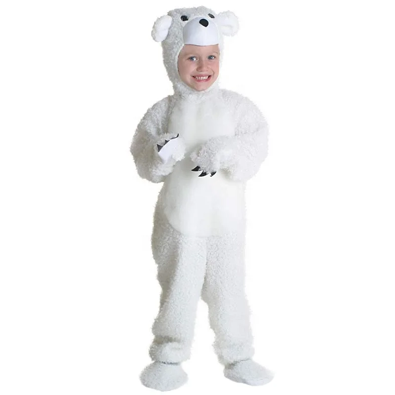 Factory hot sale realistic woman toddler man polar bear sexy animal costume