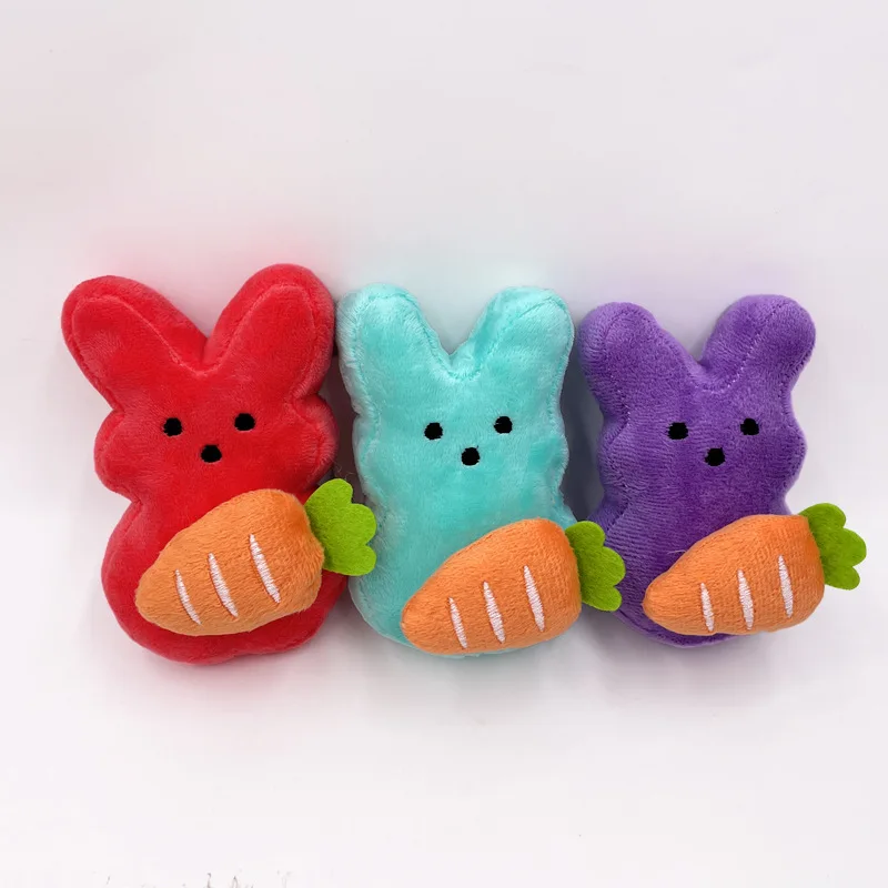 easter plush peeps bad bunny plush toys with radish kids gift easter toys 2024