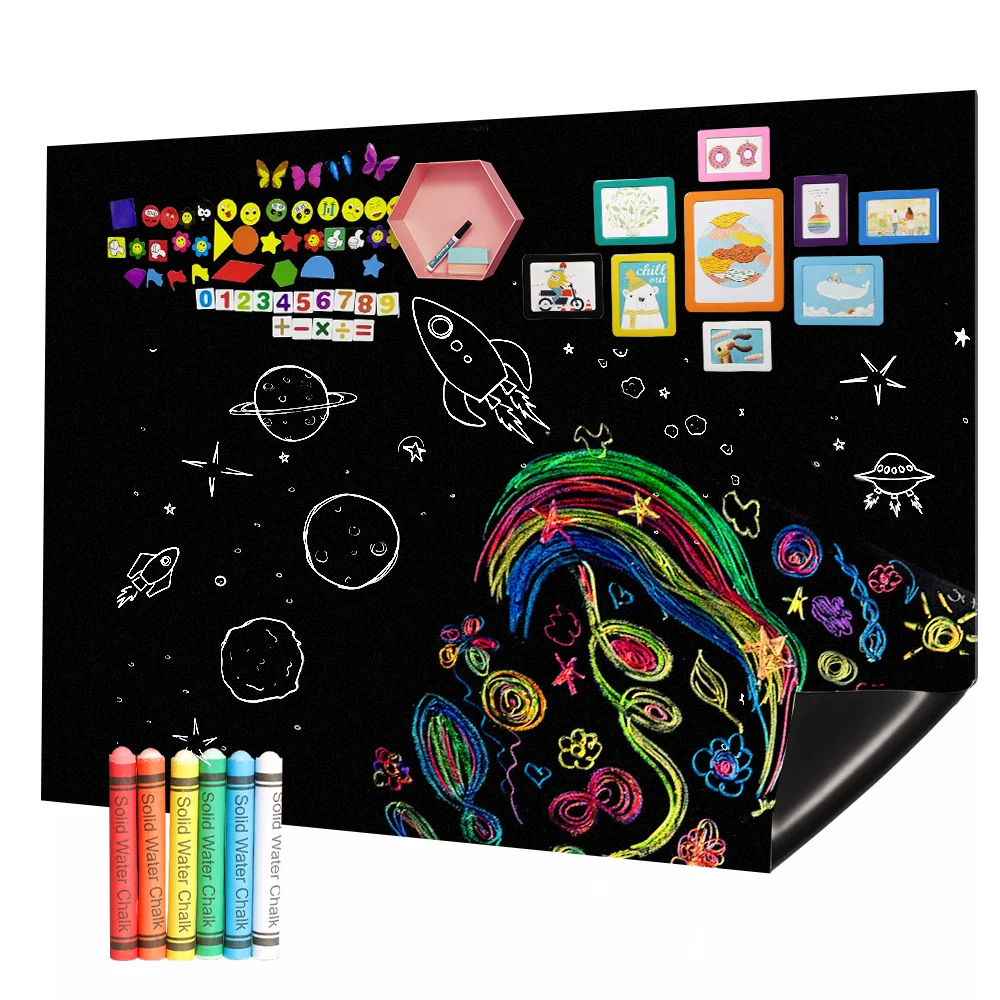 Cheap Cleaner Toy Eraser Number Magnets Tempered Glass Magnetic Dry Erase Whiteboard Sheet