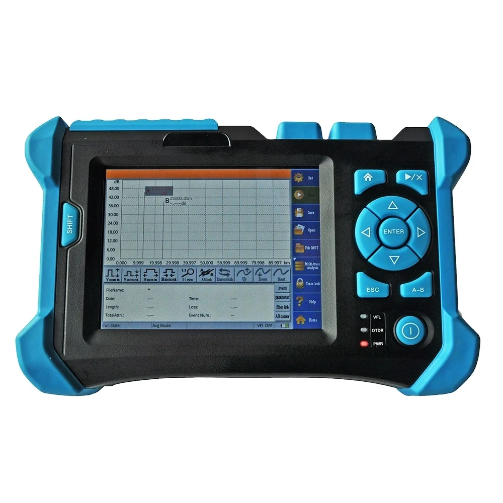 Time Domain Reflectometer fiber optic equip OTDR wiht VFL
