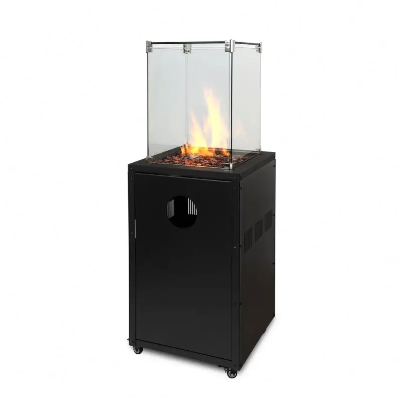 outdoor glass flame firepit gas with visible dancing flames of gas fire pit burner CE approved gas patio heater CE OEM ODM