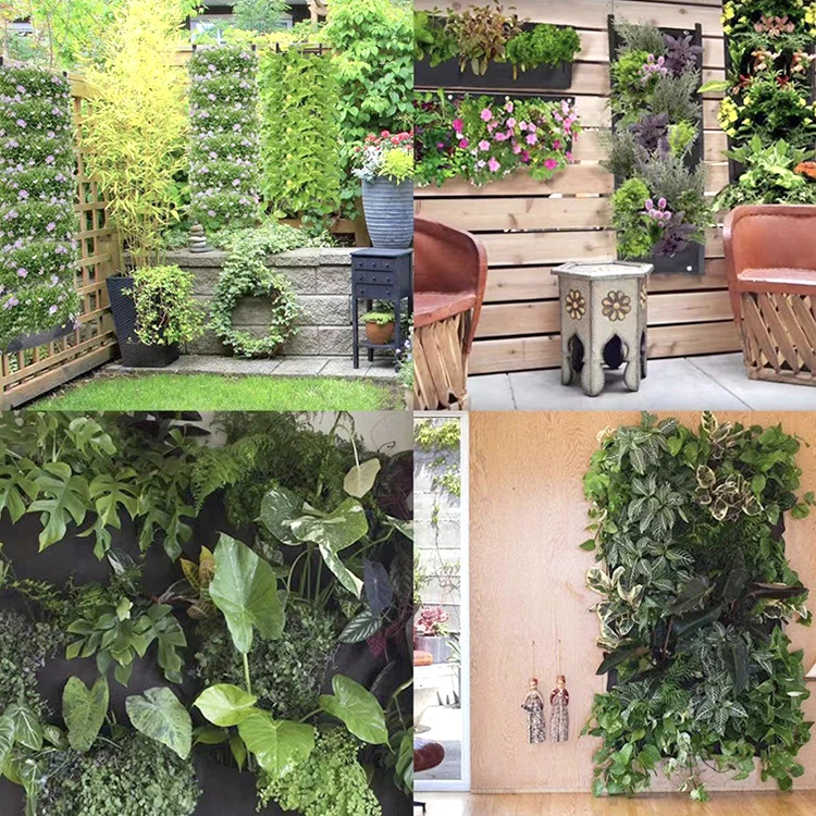 green black colors flower garden non woven plant growing bags /hanging planting grow bag