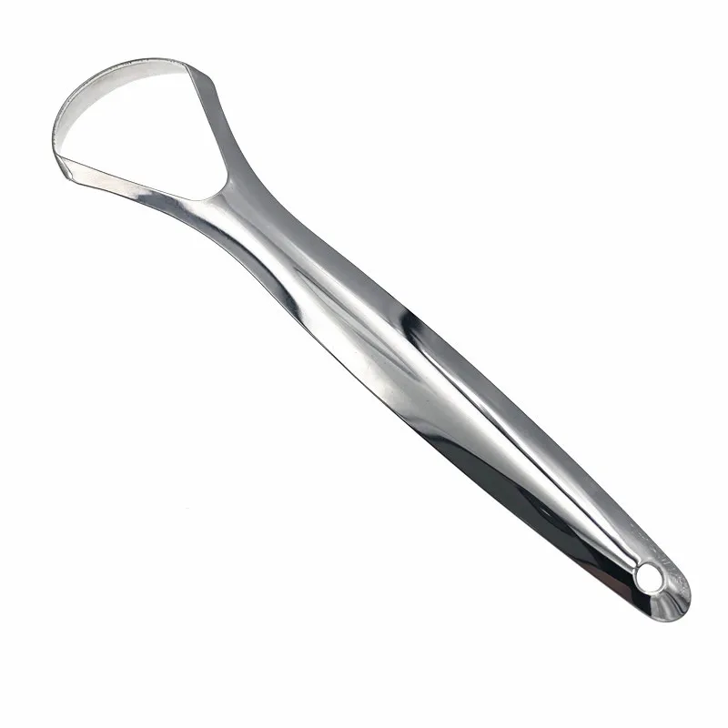 Hot sale Stainless Steel  Breathe Oral Cleaner Tongue Scraper