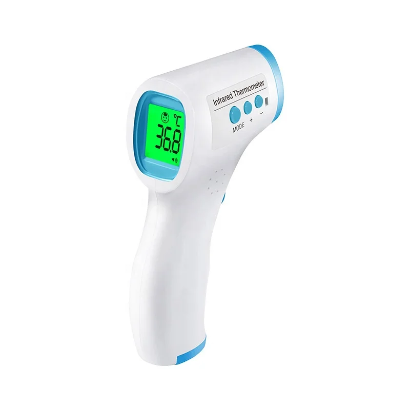 Portable Non-touch Infrared Forehead Thermometer digital  measuring temperature machine for kids and adults with fever alarm