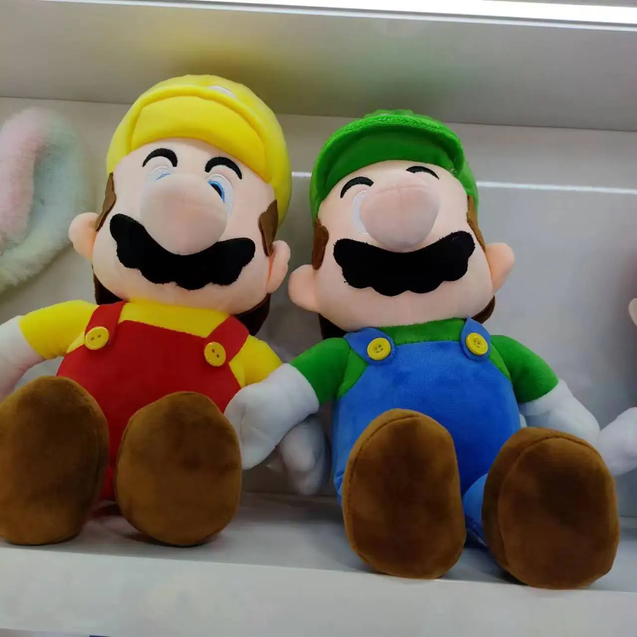 High quality 10cm mario plush toy Dragon claw machine plush key chain wholesale