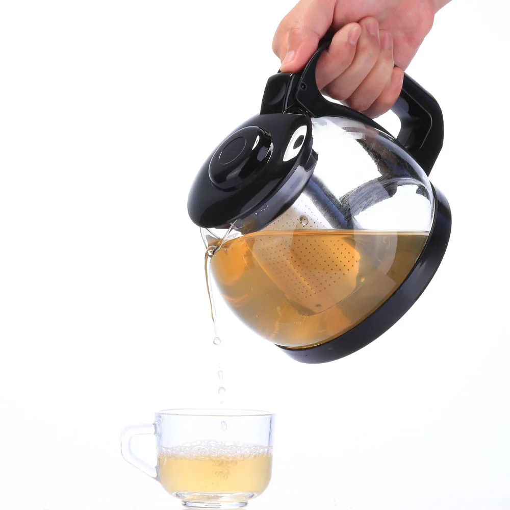 Heat Resistant Glass Teapot coffee pot With 304 Stainless Steel Infuser And Lid infusion tea pots