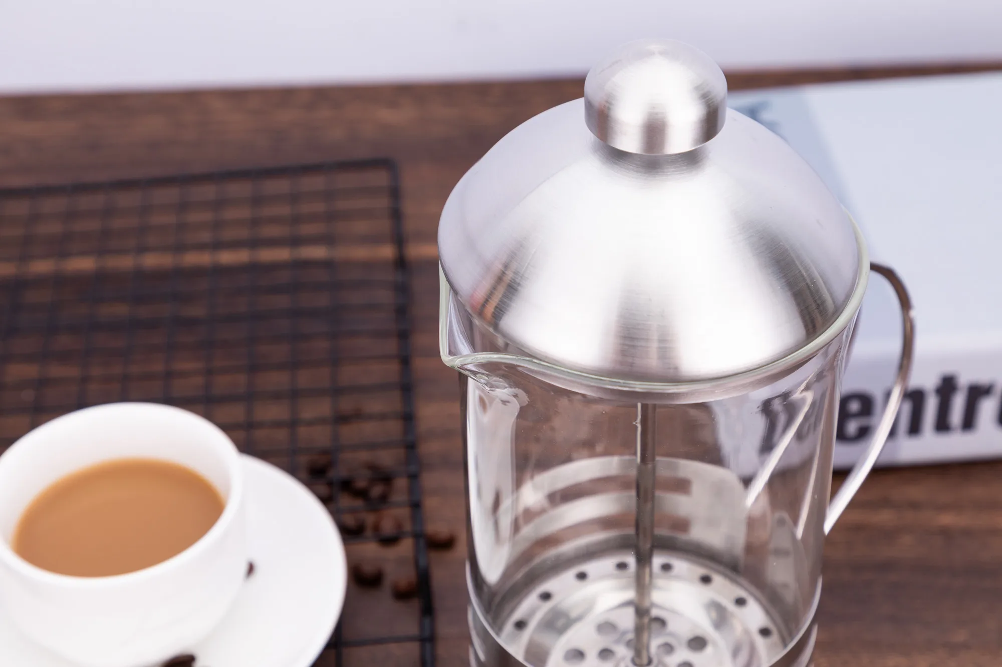 Оптовая продажа стекло французский пресс Handy Brew Мини Путешествия чай чайник