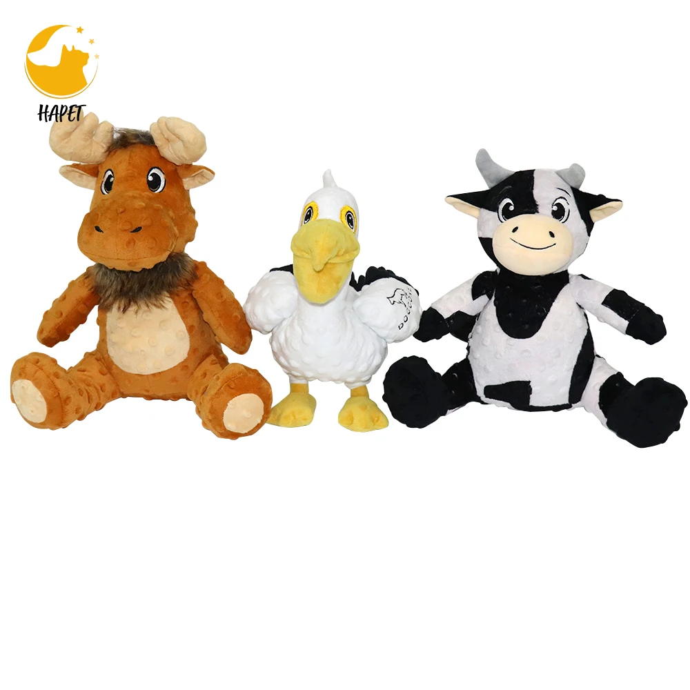 Прочная Интерактивная плюшевая игрушка для домашних животных