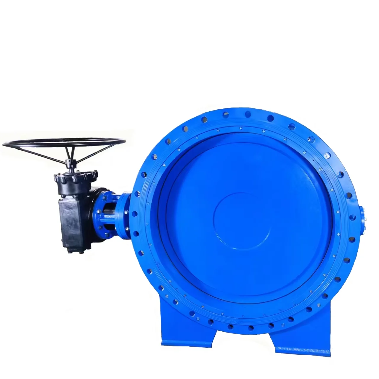 Китайский factosy PN16/10 S13 DI body gear worm disc фланец двойной эксцентриковый Клапан-Бабочка