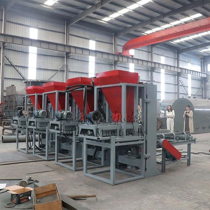 BBQ charcoal hydraulic press hydraulic briquette press machine round square and other shapes hookah coal production line