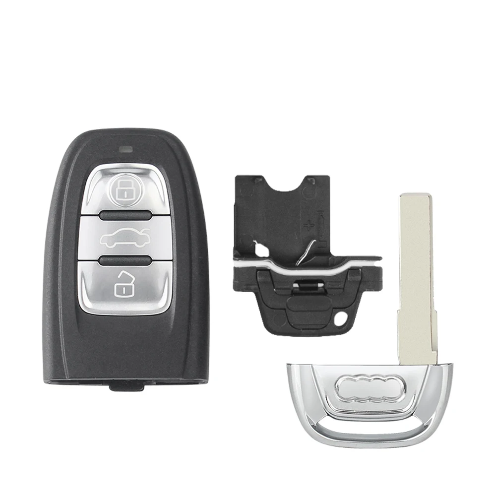 Audi A4l A3 A4 A5 A6 A8 Quattro Q5 Q7 A6 A8 Remote Key Shell Case Fob Replacement Car Key Shell 3 Buttons