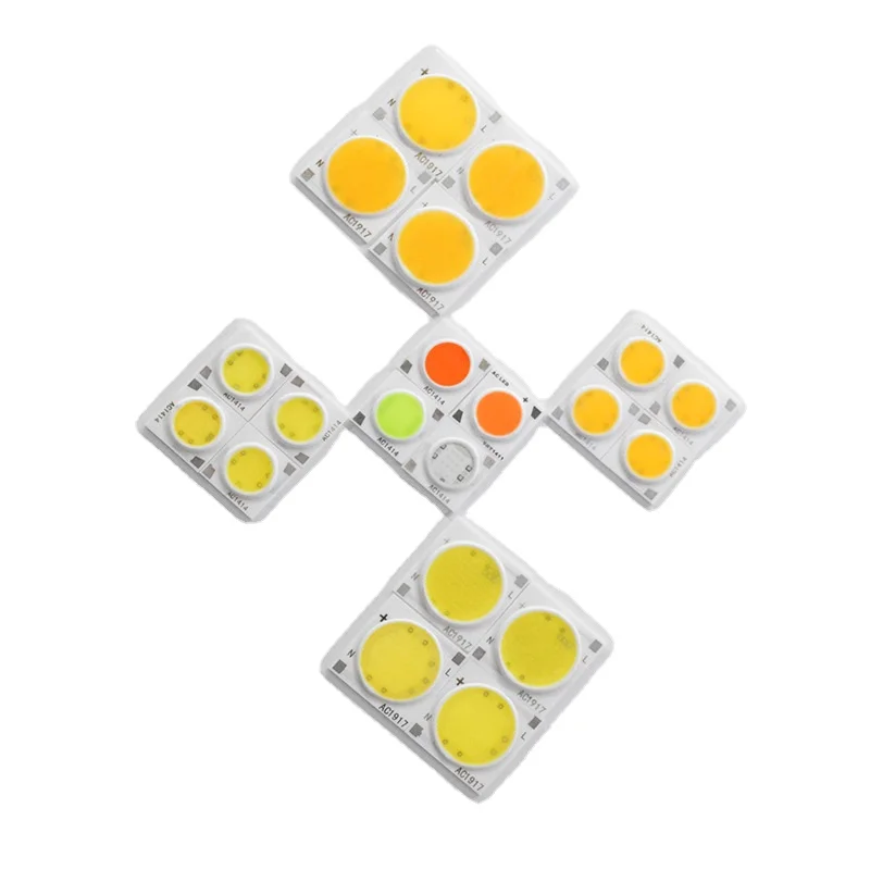 DC12V 1313 1919 size Cob led chip 5W 7W 10W 15W COB LED Chips for LED downlight