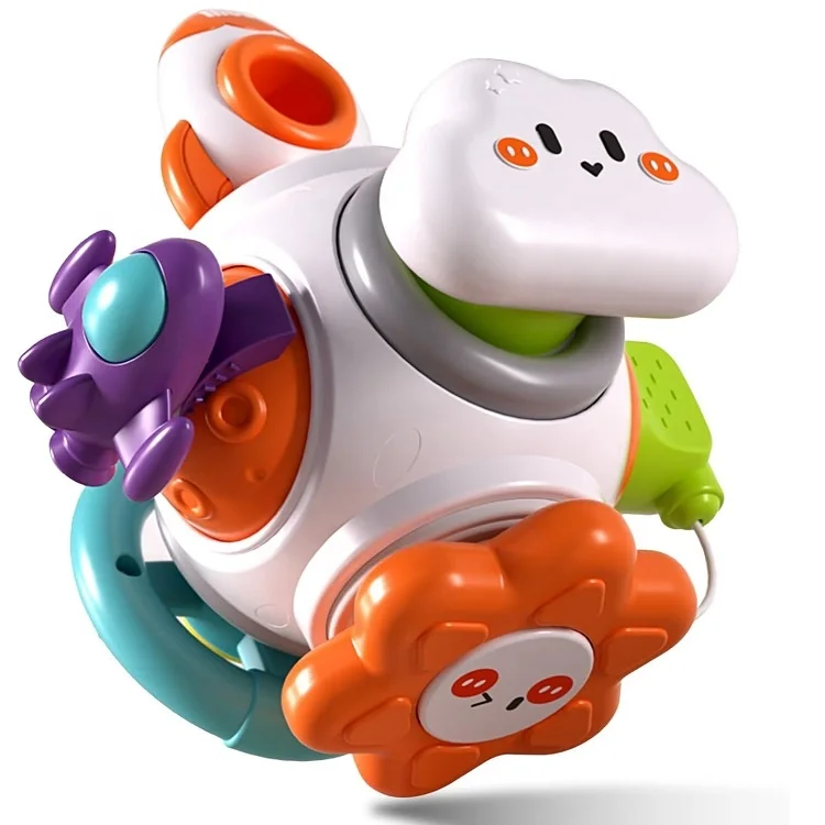 6-in-1 Montessori Toy Baby Sensory Toys for 0-6 6-12 Months Travel Activities Busy Ball Cube Sensory Educational Toys