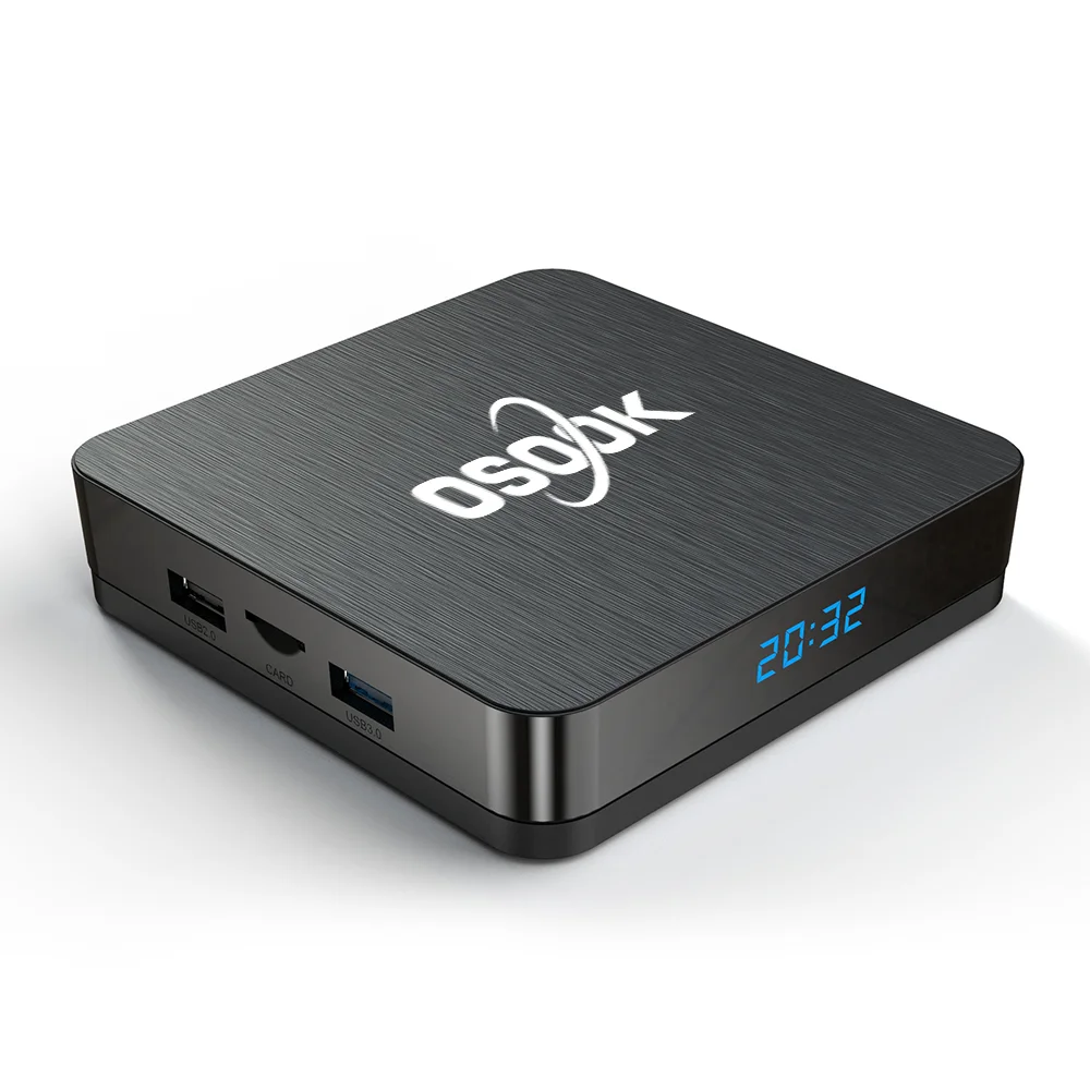 OEM ODM OSOOK S32 S905X3 4GB 128GB  2.4G 5G WIFI Gigabit  LAN High Quality 4K 8K TV BOX