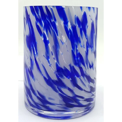 Unique design Fancy Leopard Color vase  home decorative flower handmade glass Vase