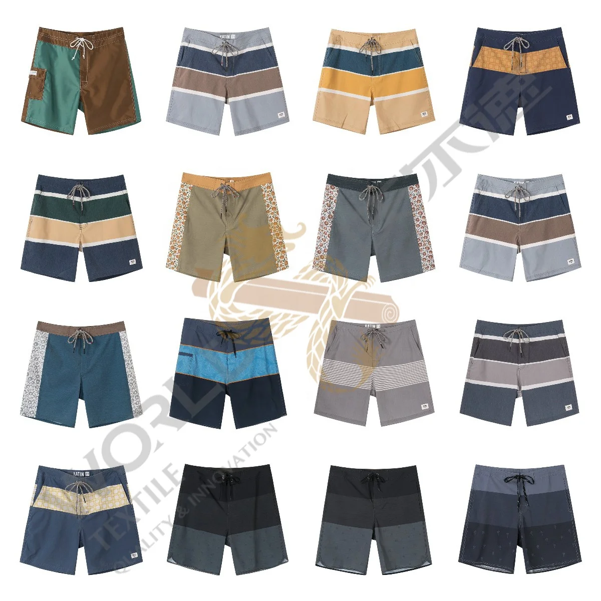 Design your own logo  swim trunks wholesale custom mens beach shorts 4 way stretch board shorts