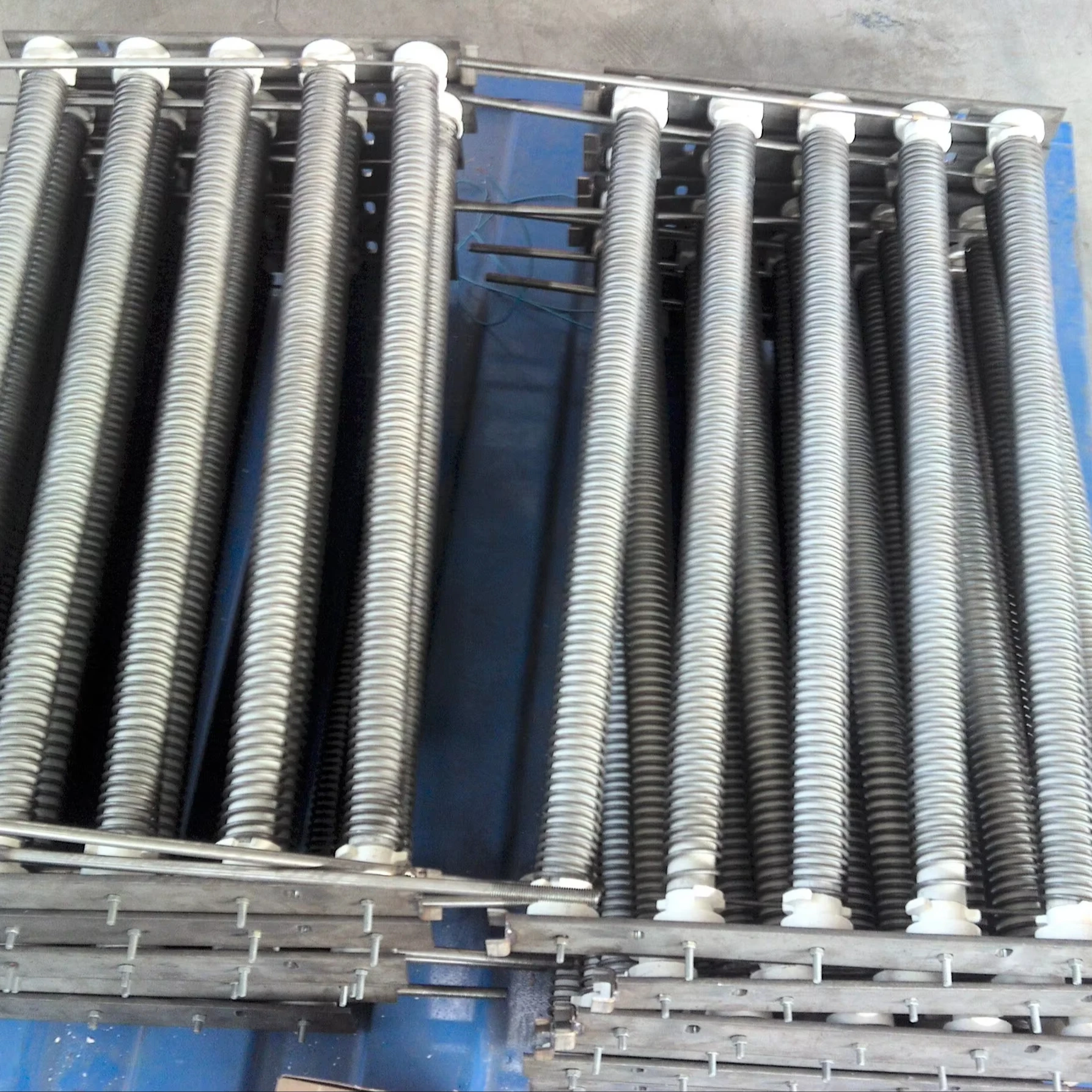 Double curvature car window glass making machine for car backlites